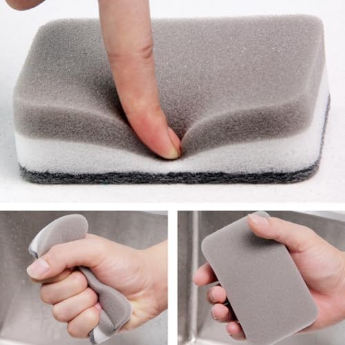 lasenersm 10 Pieces Dishwashing Sponge Kitchen Dishwashing Sponge Non Scratch - Image 7