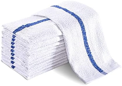 Cleaning Towels, 100% Cotton Bar Mops, 36 Pack by GrokoTextiles