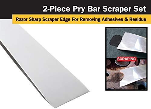Titan 17005 2-Piece Stainless Steel Pry Bar Scraper Set - Image 5