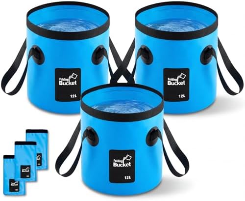 3 Gallon 3 Pack Collapsible Bucket by Yiyiring
