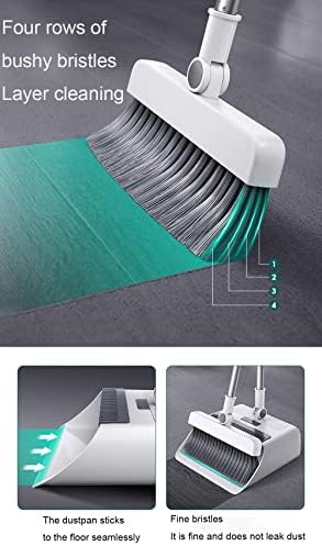Broom and Dustpan Set, Kitchen Broom, Broom and Dustpan Set Heavy Duty - Image 4
