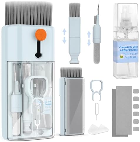Keyboard Cleaner Laptop Cleaning Kit - 12 in 1 Computer Tech Cleaning Brush by CleaniKu