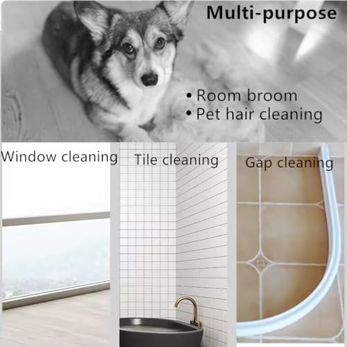 5-in-1 Foldable Cleaning Kit Broom & Dustpan Set - Image 6