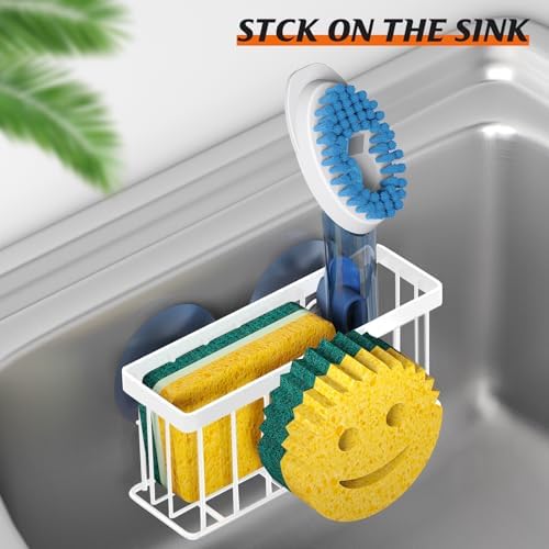 Sponge Holder Smiley Face, Sink Organizer - Image 5