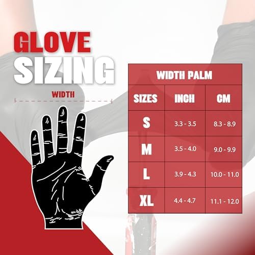 London Labs Black Synthetic Vinyl Exam Gloves Powder Free and Latex Free - Image 6
