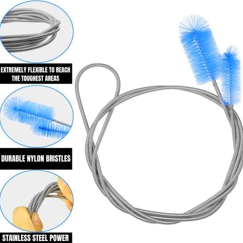 72" Flexible Drain Auger Clog Remover - Image 4