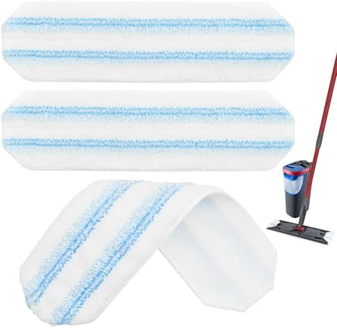 Mop Replacement Pads Compatible by EngineeredforEffortlessClean