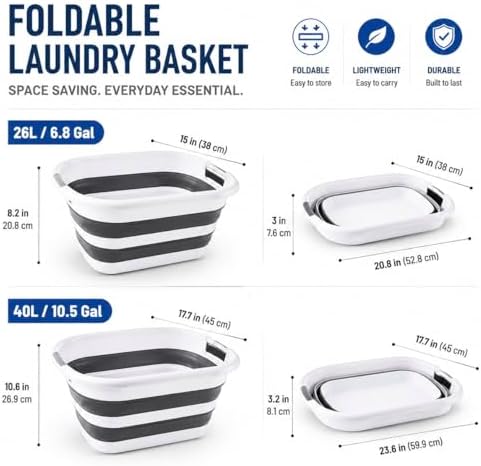 26L/40L Large Collapsible Mop Bucket - Image 2
