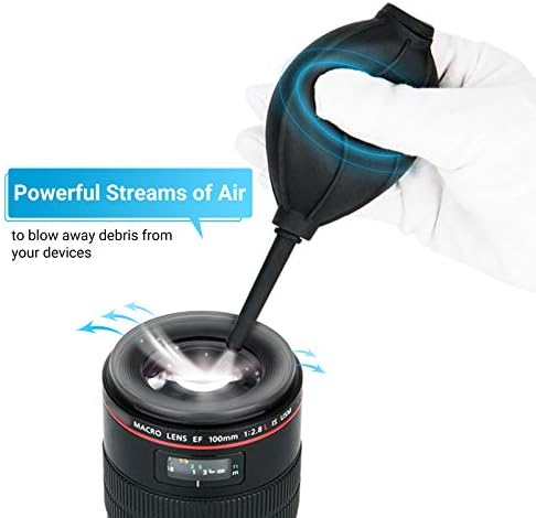 Soft Tip Silicone Super Air Blower Blaster Pump Dust Cleaner Include Micro - Image 2