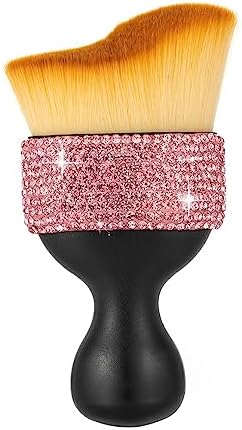 Bling Car Interior Dust Brush, Glitter Diamond Crystal Soft Bristles Dusting by GSRYPC