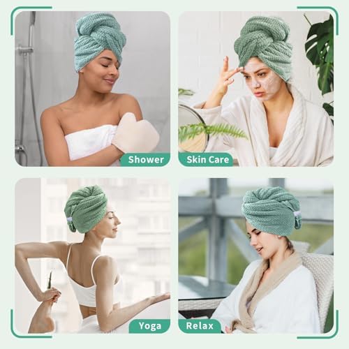my novel things Large Microfiber Hair Towel - Image 7