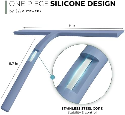 GÜTEWERK Silicone Shower Squeegee - Image 4