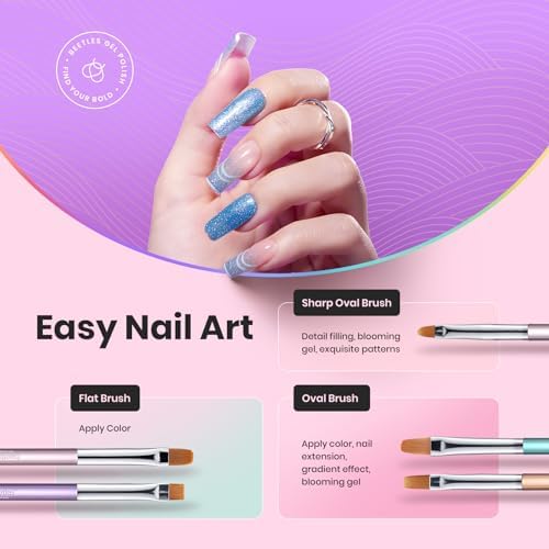 Beetles Gel Nail Art Brushes - Image 3