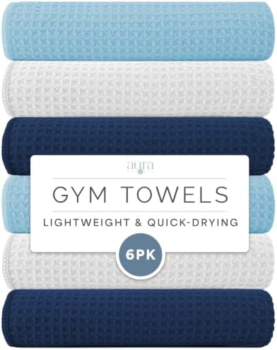 S&T INC. Microfiber Gym Towels, 6 Pack by STINC