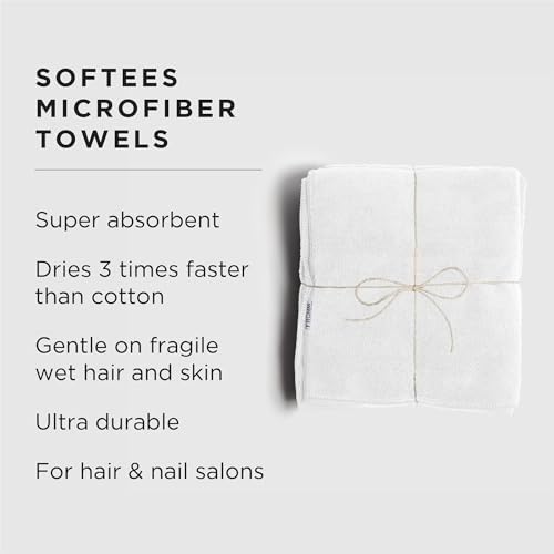 Fromm Softees Air Microfiber Lightweight Salon Hair Towels - Image 2
