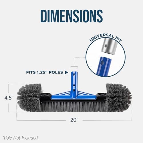 Best Choice Products 20" Pool Brush Head - Image 2