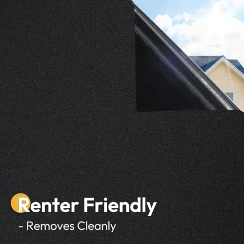 rabbitgoo Blackout Window Film 100% Light Blocking - Image 6