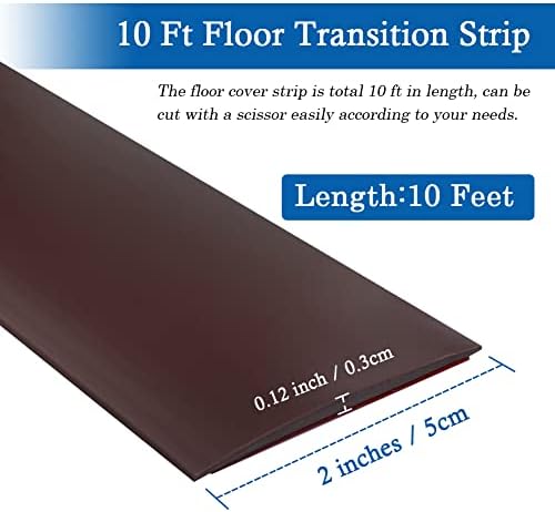 FONUNO Vinyl Floor Transition Strip Self Adhesive Threshold Strip - Image 6