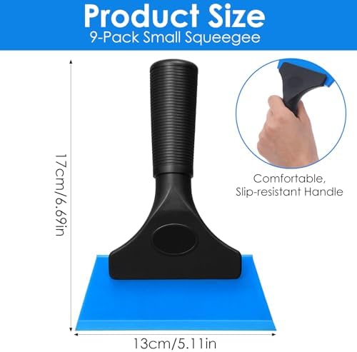 9-Pack Small Squeegee, 5 Inch Window Tint Squeegee Set - Image 2