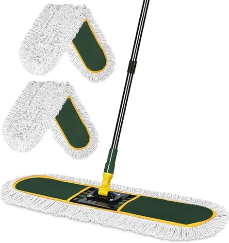 BUVE 24 Inch Commercial Dust Mop Heavy Duty, Dry Wet Dust Broom by BUVE