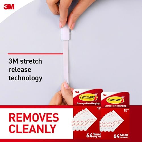 Command Small Refill Adhesive Strips, Damage Free Hanging Wall Adhesive Strips - Image 4