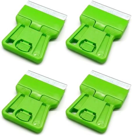 4PCS Razor Blade Scraper Tool Set, Mini Plastic Sticker Decal Residue Remover by Unknown