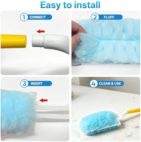 40 Count Duster Refills, Double-Sided 360° Duster Refills - Image 7