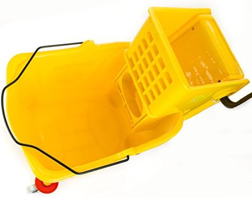 RKMB36-Y Commercial Side Press Wringer Mop Bucket 36 qt / 9 gal - Image 4
