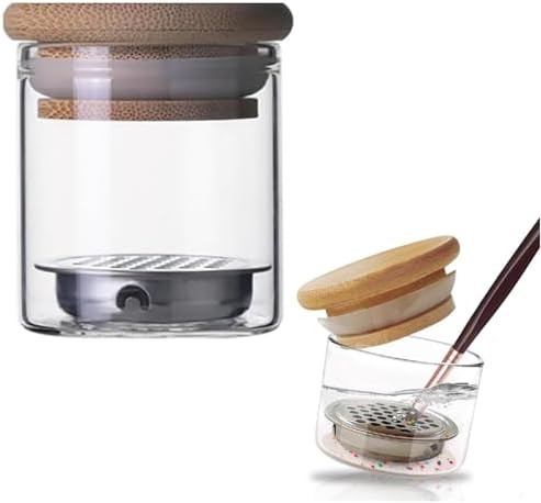 Nail Art Brushes Washing Cup, Portable Dappen Dish by Unknown