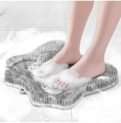 Silicone Shower Foot Scrubber, Shower Feet Mat by Unknown