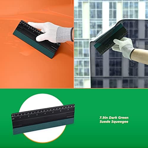 EHDIS Large Vinyl Squeegee Window Tint Tool 3PCS Big Size Felt Edge Wrap Scraper - Image 6