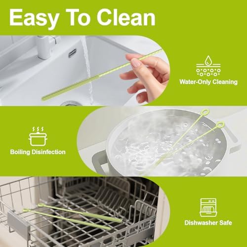 YOTIME Silicone Straw Cleaner Brush - Image 6