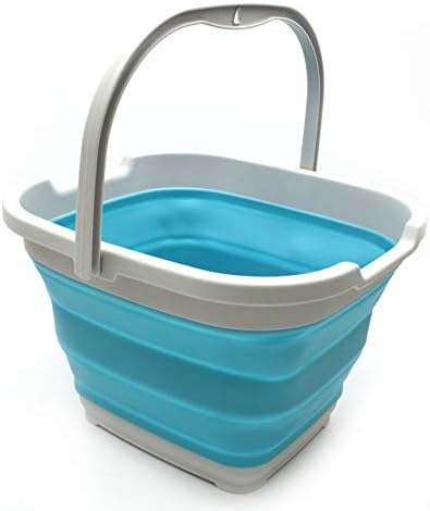 SAMMART 10L Collapsible Rectangular Handy Bucket - Image 2