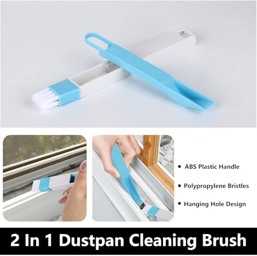 17Pcs Window Track Cleaner Door Tracks Groove Crevice Cleaning Brushes Tools - Image 4