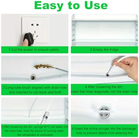 8 PCS Refrigerator Drain Cleaning Tool - Image 6