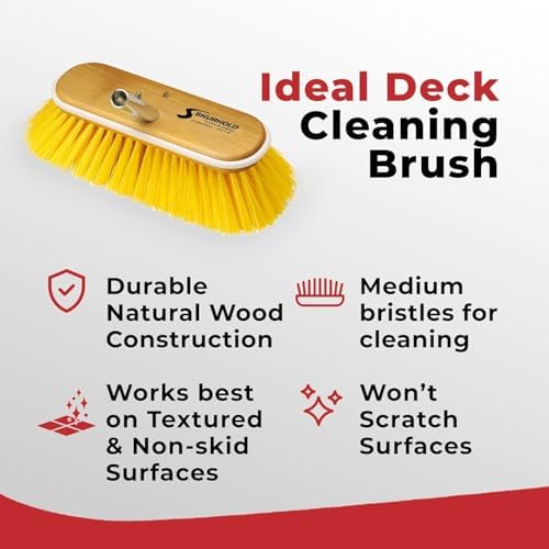 Shurhold Classic Deck Brush – Boat Cleaning Brush - Image 4