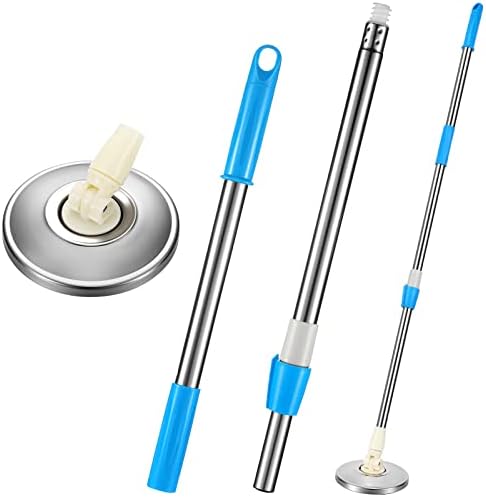 Rtteri Spin Mop Replacement Handle, 360 Rotating Telescopic Pole by Rtteri