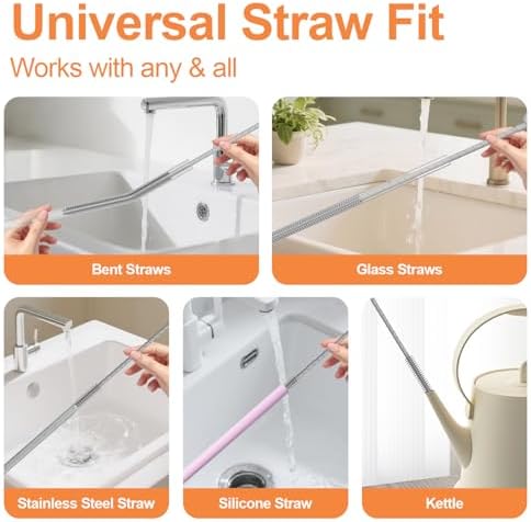 YOTIME Silicone Straw Cleaner Brush - Image 5
