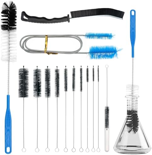 13Pcs Glass Cleaning Kit Tube Pipe Cleaners Straw Cleaner Brush by Unknown