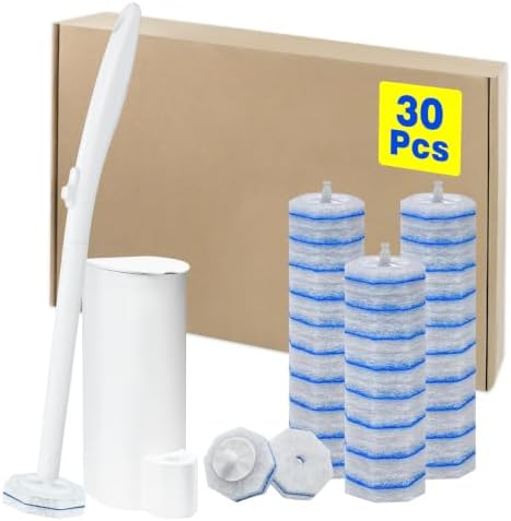 Disposable Toilet Brush and Holder Set, by Choneight