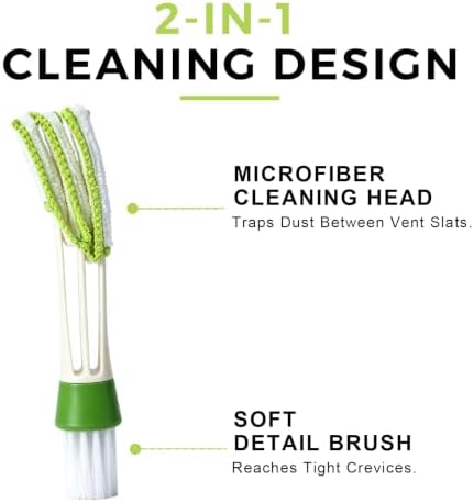 3PCS Mini Duster for Car Air Vent, Double Head for Vent Dashboard Gap - Image 3