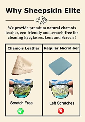 Natural Chamois Leather Eyeglass Cleaning Cloth Camera Lens Cleaning Cloths - Image 6