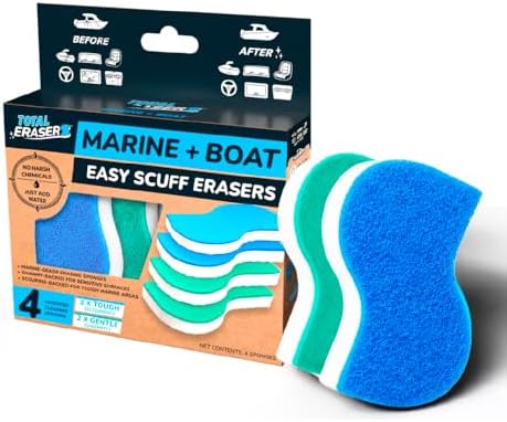BoatERASERS Dual-Sided Boat Cleaner Sponges, Water-Activated Marine and Boat by Unknown