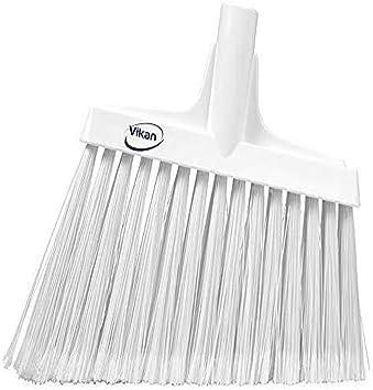 Vikan 29165 Flagged, Soft Angled Broom White by Vikan