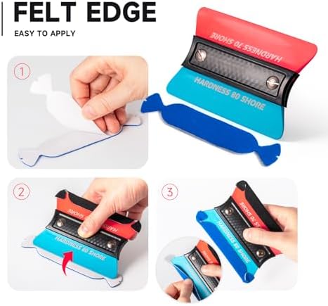 FOSHIO 4-Pack Magnetic Vinyl Wrap Squeegee Kit, 7 Hardness Squeegee - Image 5