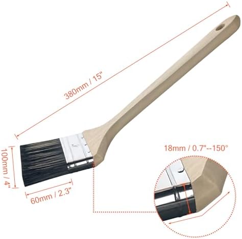 Great Andrew Radiator Paint Brush 4" - Image 2