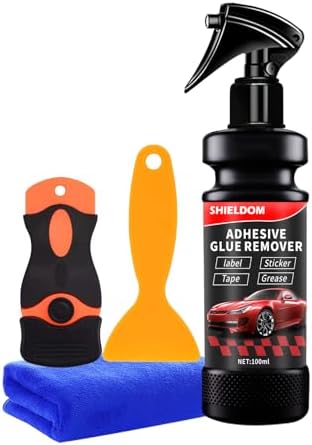 SHIELDOM Adhesive Remover, Dissolve & Soften Adhesives on Car Glass & Paint by SHIELDOM