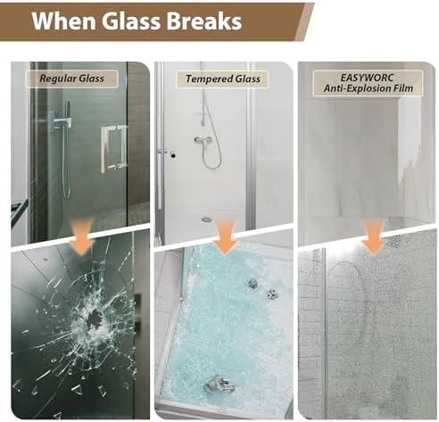 49-54" W x 76" H Frameless Sliding Shower Doors Brushed Nickel - Image 3