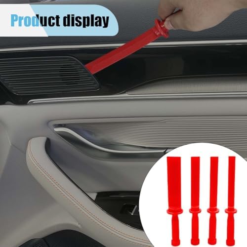 4PCS Plastic Chisel Scraper Set, Non-Marring Plastic Scraper Tools, Safe Chisel - Image 6