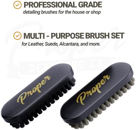 Leather and Alcantara Brush Set - Image 6